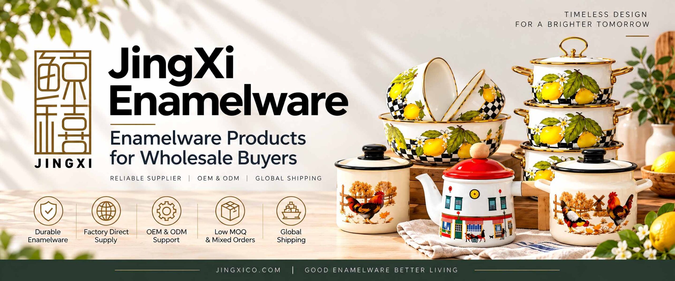 JingXi Enamelware products for wholesale buyers