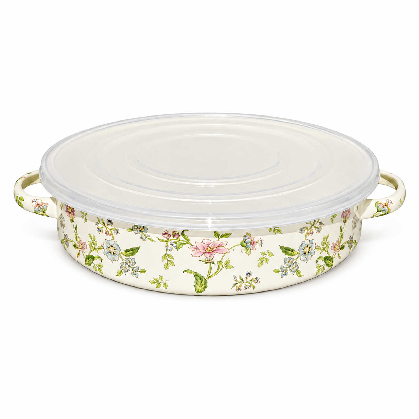 Fragrant Flowers enamel baking pan, 28 cm