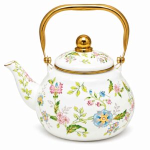 Fragrant Flowers enamel kettle, 1.5 L